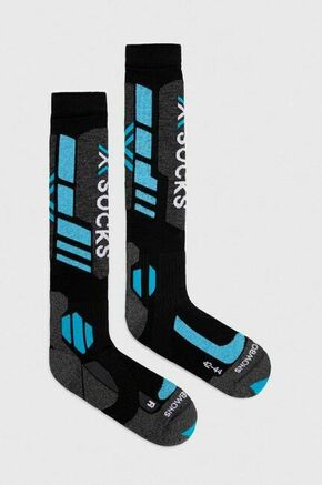 Nogavice za deskanje na snegu X-Socks Snowboard 4.0 - črna. Nogavice za deskanje na snegu iz kolekcije X-Socks. Model izdelan iz zračnega materiala z merino volno.