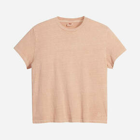 Bombažna kratka majica Levi's oranžna barva - oranžna. Kratka majica iz kolekcije Levi's. Model izdelan iz tanke
