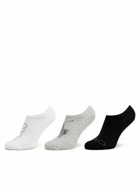 Polo Ralph Lauren Set 3 parov ženskih visokih nogavic Tnl Logo 3Pk 455942348001 Siva