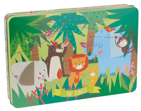NEW Otroške puzzle Apli Jungle 24 Kosi 48 x 32 cm
