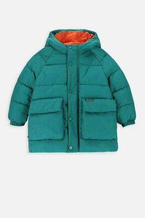 Otroška jakna Coccodrillo turkizna barva - turkizna. Otroški jakna iz kolekcije Coccodrillo. Podložen model