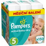 Pampers plenice Active Baby 5 Junior, 150 kosov