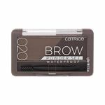 Catrice Brow Powder Set Waterproof paletka za obrvi 4 g odtenek 020 Ash Brown za ženske
