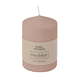 Pudrasto rožnata sveča Eco candles by Ego dekor Top, čas gorenja 25 h