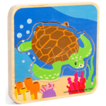 Bigjigs Toys Puzzle Životný cyklus korytnačky