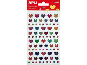 Apli Kids nalepke srca bleščice API13900