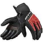 Rev'it! Gloves Sand 4 Black/Red M Motoristične rokavice