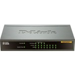 D-Link DES-1008PA switch, 8x