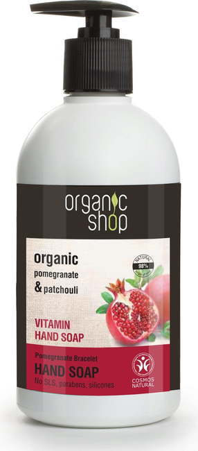 "Organic Shop Hand Soap Pomegranate Bracelet - 500 ml"