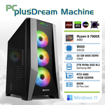 PcPlus računalnik Dream Machine, AMD Ryzen 9 7900X, 32GB RAM, nVidia RTX 4080, Free DOS/Windows 11