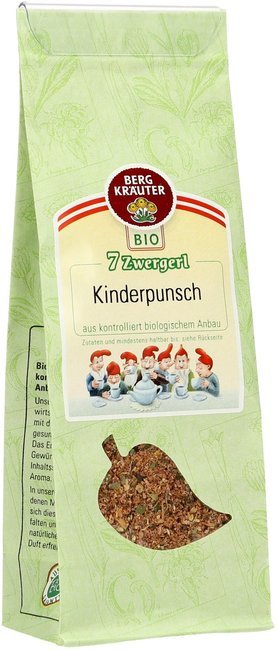 Österreichische Bergkräuter Mešanica začimb 7-škratov za otroški punč - 35 g