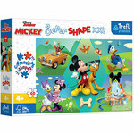 WEBHIDDENBRAND TREFL Puzzle Super Shape XXL Mickey Mouse: Zabava 60 kosov