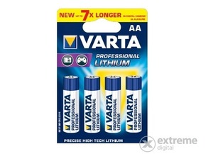 4 AA svinčene baterije Varta Professional Lithium