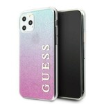 Guess GUHCN65PCUGLPBL iPhone 11 Pro Max roza/modra/rožnato modra trda torbica Glitter Gradient