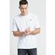 T-shirt Lacoste moški, bela barva - bela. T-shirt iz kolekcije Lacoste. Model izdelan iz enobarvne pletenine.