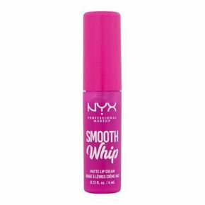 NYX Smooth Whip Matte Lip Cream šminka s kremno teksturo za bolj gladke ustnice 4 ml odtenek 20 Pom Pom za ženske