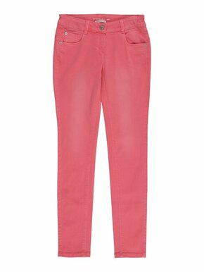 Otroške hlače Tom Tailor roza barva - roza. Hlače iz kolekcije Tom Tailor. Model izdelan iz enobarvne tkanine.