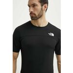 Športna kratka majica The North Face Sunriser črna barva, NF0A84KNJK31 - črna. Športna kratka majica iz kolekcije The North Face. Model izdelan iz materiala, ki odvaja vlago.