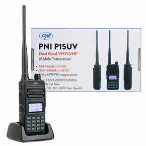 PNI Prenosna VHF / UHF radijska postaja P15UV dual band
