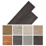 vidaXL PVC talne plošče 5,26 m² barva temno sive hrastovine