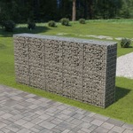 Gabionska stena s pokrovi iz pocinkanega jekla 300x50x150 cm