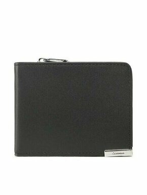 Calvin Klein Velika moška denarnica Modern Plaque Bifold Half Z/A K50K509974 Črna