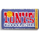 Tony's Chocolonely Mlečna čokolada 32% s prestami in toffe - 180 g