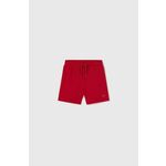 Kratke hlače za dojenčka Mayoral rdeča barva - rdeča. Kratke hlače iz kolekcije Mayoral. Model izdelan iz enobarvnega materiala.