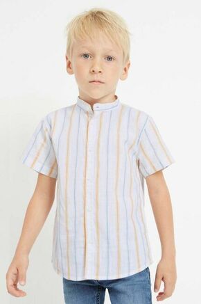 Otroška srajca Mayoral oranžna barva - oranžna. Otroška srajca iz kolekcije Mayoral. Model izdelan iz tkanine.