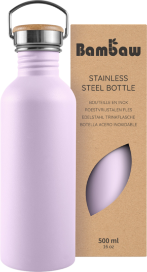 "Bambaw Steklenica iz nerjavečega jekla za večkratno uporabo - Lavender Haze"