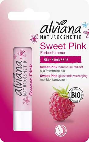 "alviana naravna kozmetika Balzam za ustnice Sweet Pink - 4