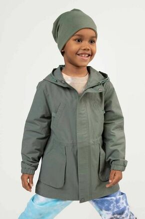 Otroška jakna Coccodrillo zelena barva - zelena. Otroški jakna iz kolekcije Coccodrillo. Nepodložen model