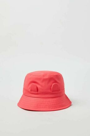 Otroški klobuk OVS roza barva - roza. Otroški klobuk iz kolekcije OVS. Model z ozkim robom