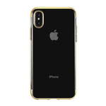 WEBHIDDENBRAND Elegance ovitek za Apple iPhone 11 Pro, silikonski, ultra tanek, prozoren z zlatim robom