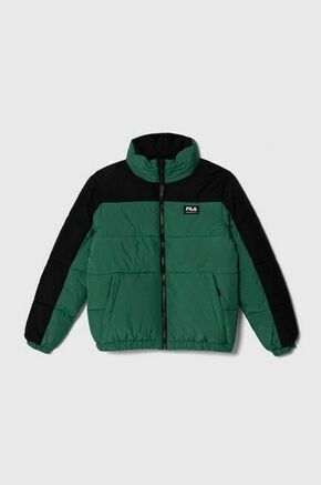 Otroška jakna Fila THALWENDEN blocked puff jacket zelena barva - zelena. Otroška jakna iz kolekcije Fila. Podložen model