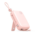 NEW Powerbank Cutie Series 22,5 W 20000 mAh s stojalom USB-A USB-C iPhone roza