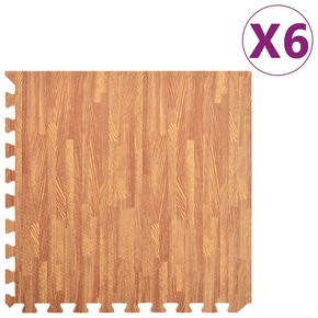 Shumee Talne podloge 6 kosov vzorec lesa 2