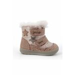 Otroški zimski škornji Primigi roza barva - roza. Zimski čevlji iz kolekcije Primigi. Podloženi model izdelan iz kombinacije semiš usnja in tekstilnega materiala.