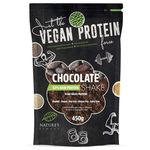 Nature's finest Bio Vegan Protein Shake mešanica, 63 % beljakovinska, čokoladna, 450 g