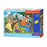 Aga CASTORLAND Puzzle 180 kosov - Princese na vrtu