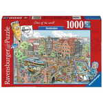Ravensburger Puzzle Mesta sveta: Amsterdam 1000 kosov