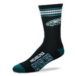 Philadelphia Eagles For Bare Feet Graphic 4-Stripe Deuce nogavice, velikost 43-48