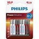 Philips Power Alkaline baterije, AA, 4+2 kosa, blister