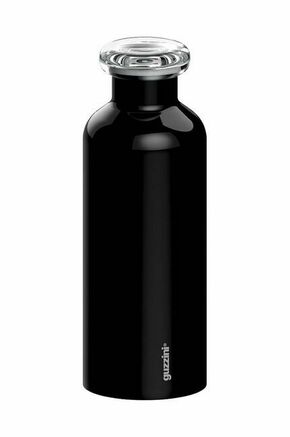 Termo steklenica Guzzini On The Go 500 ml - črna. Termo steklenica iz kolekcije Guzzini. Model izdelan iz nerjavečega jekla in umetne snovi.