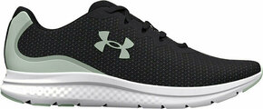 Under Armour Women's UA Charged Impulse 3 Running Shoes Jet Gray/Illusion Green 37