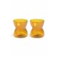 Komplet kozarcev &amp;k amsterdam Totem 2-pack - oranžna. Komplet kozarcev iz kolekcije &amp;k amsterdam. Model izdelan iz stekla.