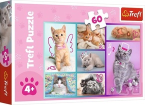 Trefl Puzzle Cute kittens 60 kosov