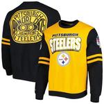 Pittsburgh Steelers Mitchell and Ness All Over Crew 2.0 pulover, velikost M