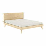 Zakonska postelja z rešetko 160x200 cm v naravni barvi Retreat - Karup Design