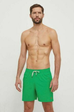 Kopalne kratke hlače Polo Ralph Lauren zelena barva - zelena. Kopalne kratke hlače iz kolekcije Polo Ralph Lauren
